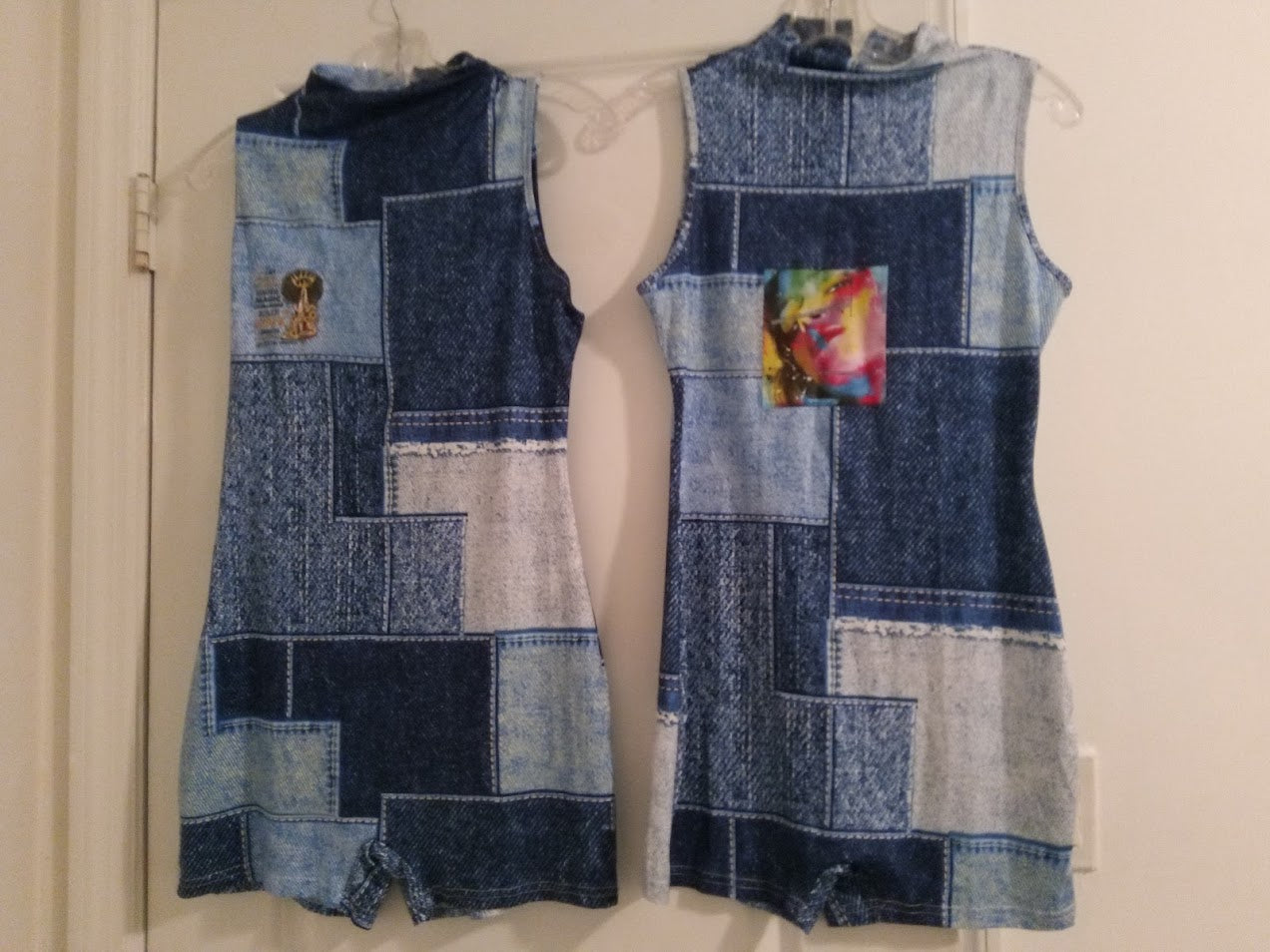 Jumpsuits ( Blue Puzzle shape)
