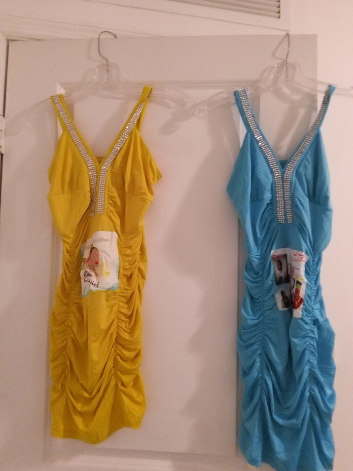 Yellow & Blue Dresses
