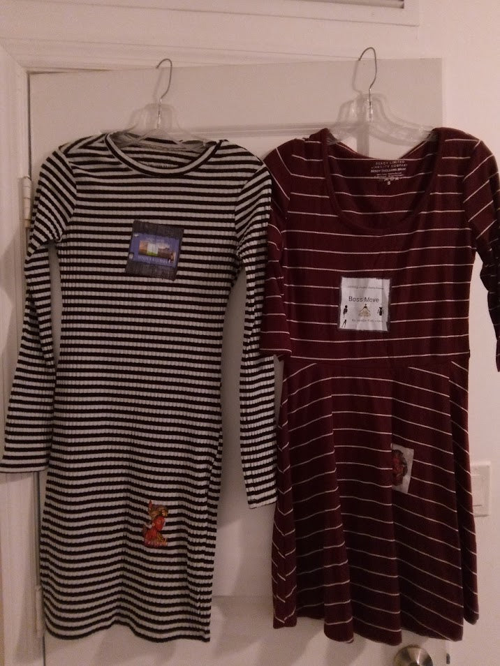 Dark Black & Light Brown Dresses