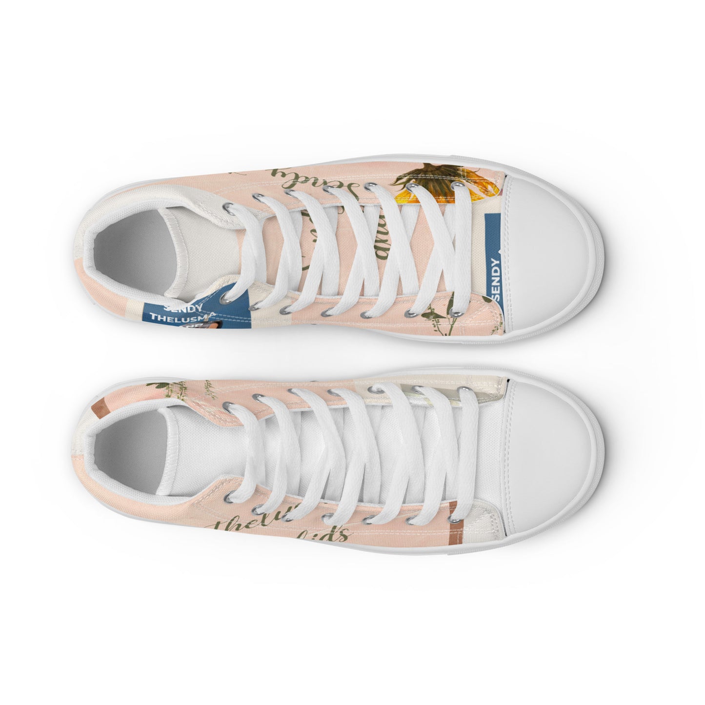 Women’s high top canvas shoes