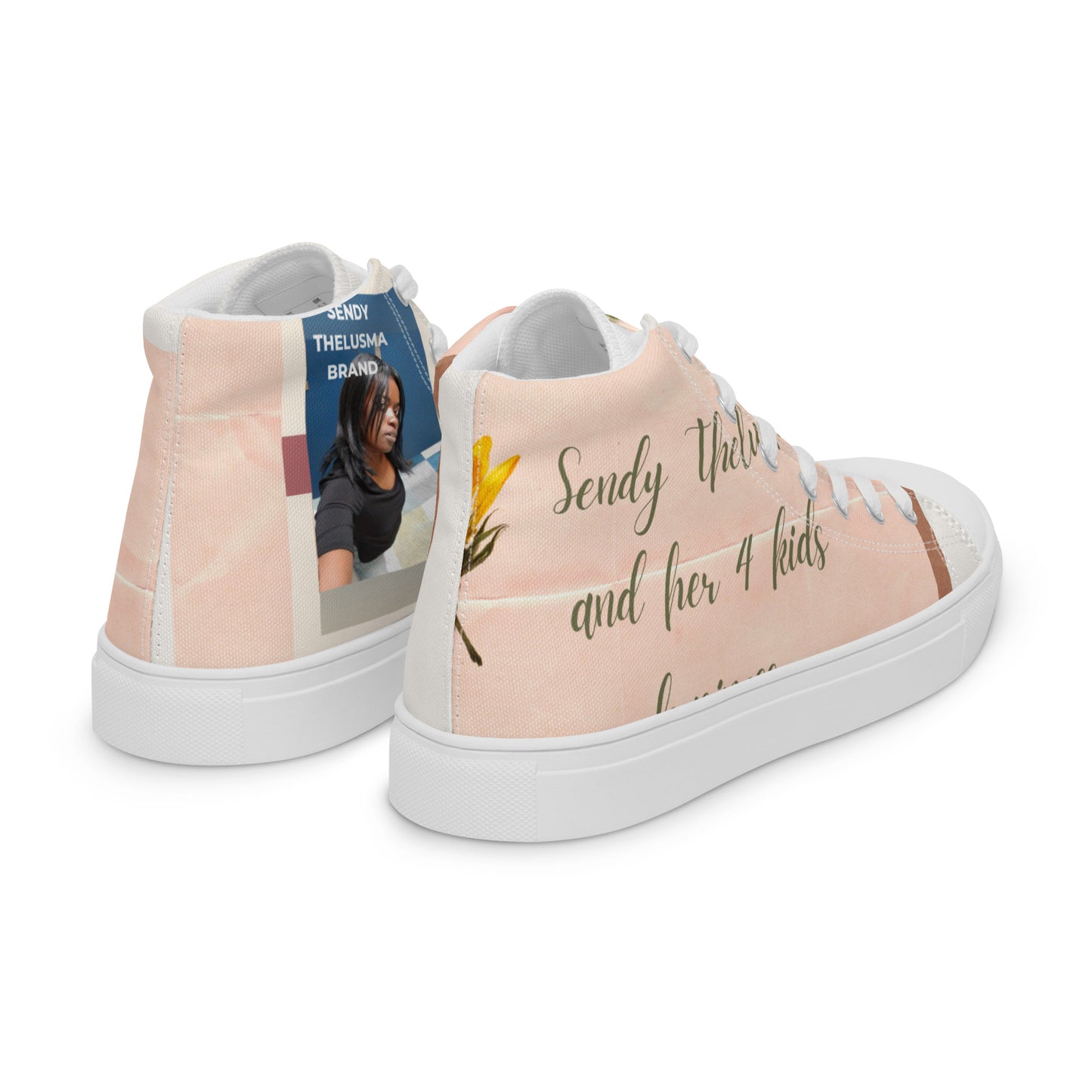 Women’s high top canvas shoes