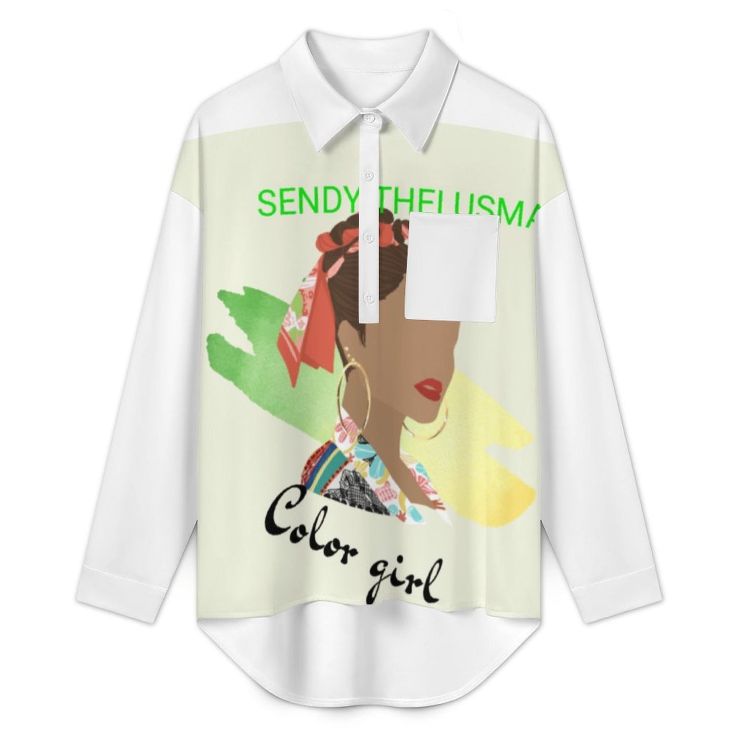 180gsm Women's Drop Shoulder Shirt(All-Over Printing)