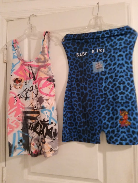 Jumpsuit ( Pink & Blue)