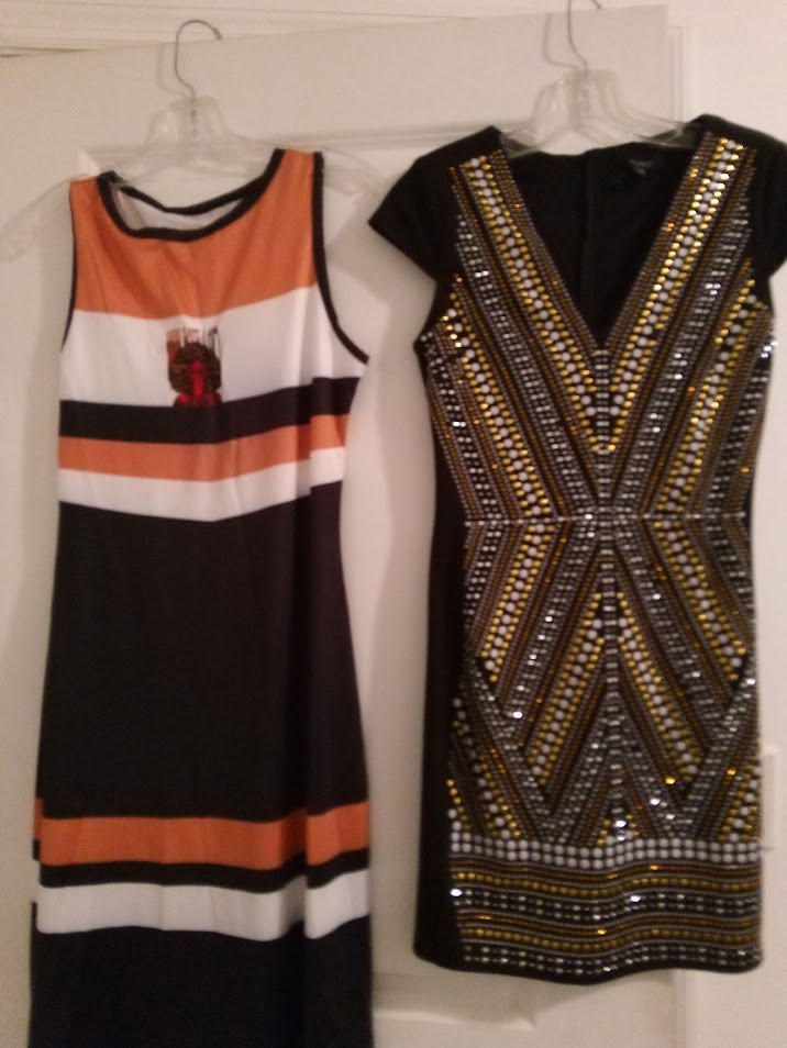 Brown & Diamond Dresses