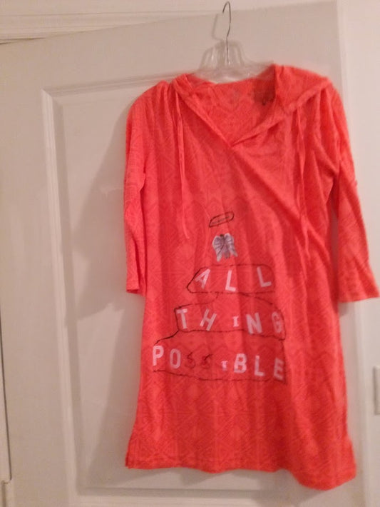 Orange Long Sleeve Dress