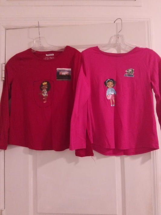 Kid Red & Pink Shirts