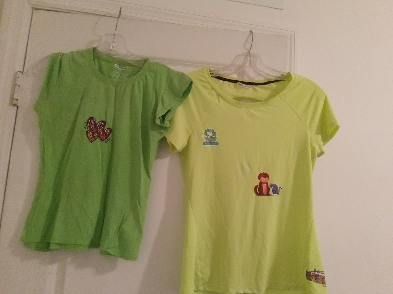 Dark & Light Green Shirt