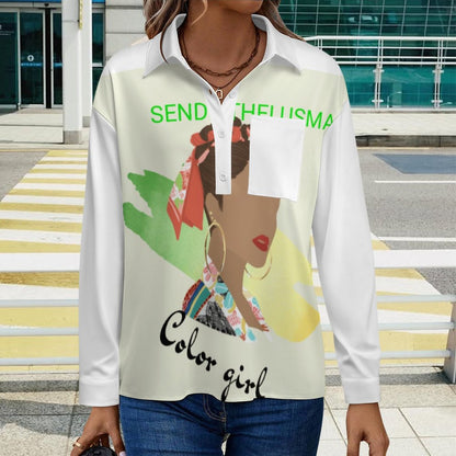 180gsm Women's Drop Shoulder Shirt(All-Over Printing)