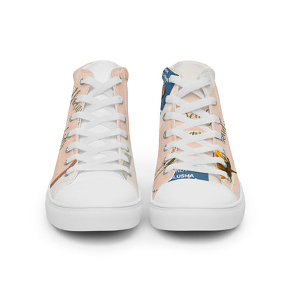 Women’s high top canvas shoes