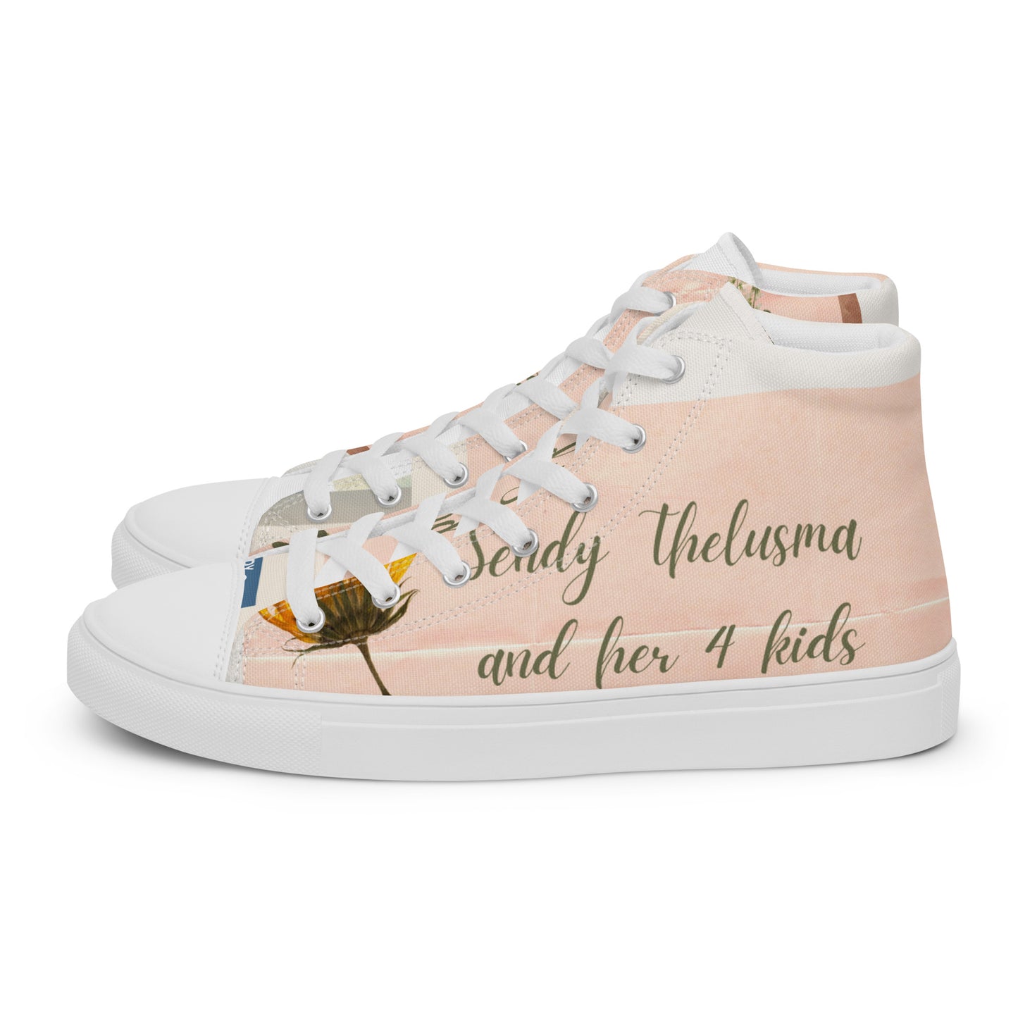 Women’s high top canvas shoes