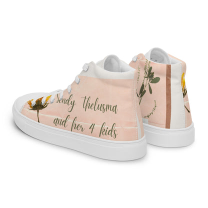 Women’s high top canvas shoes