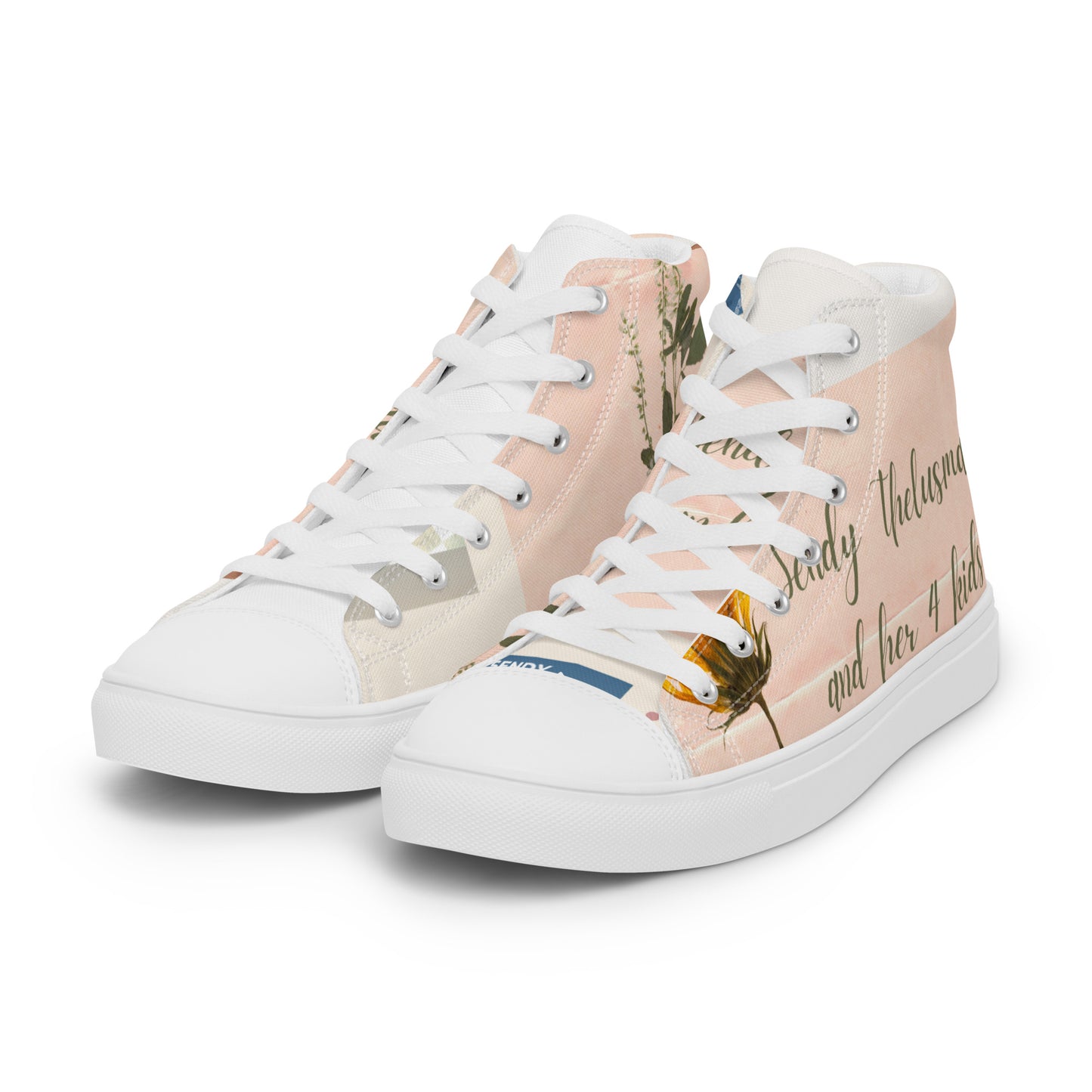 Women’s high top canvas shoes