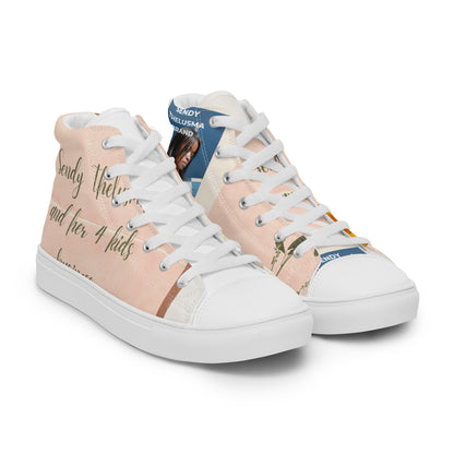 Women’s high top canvas shoes