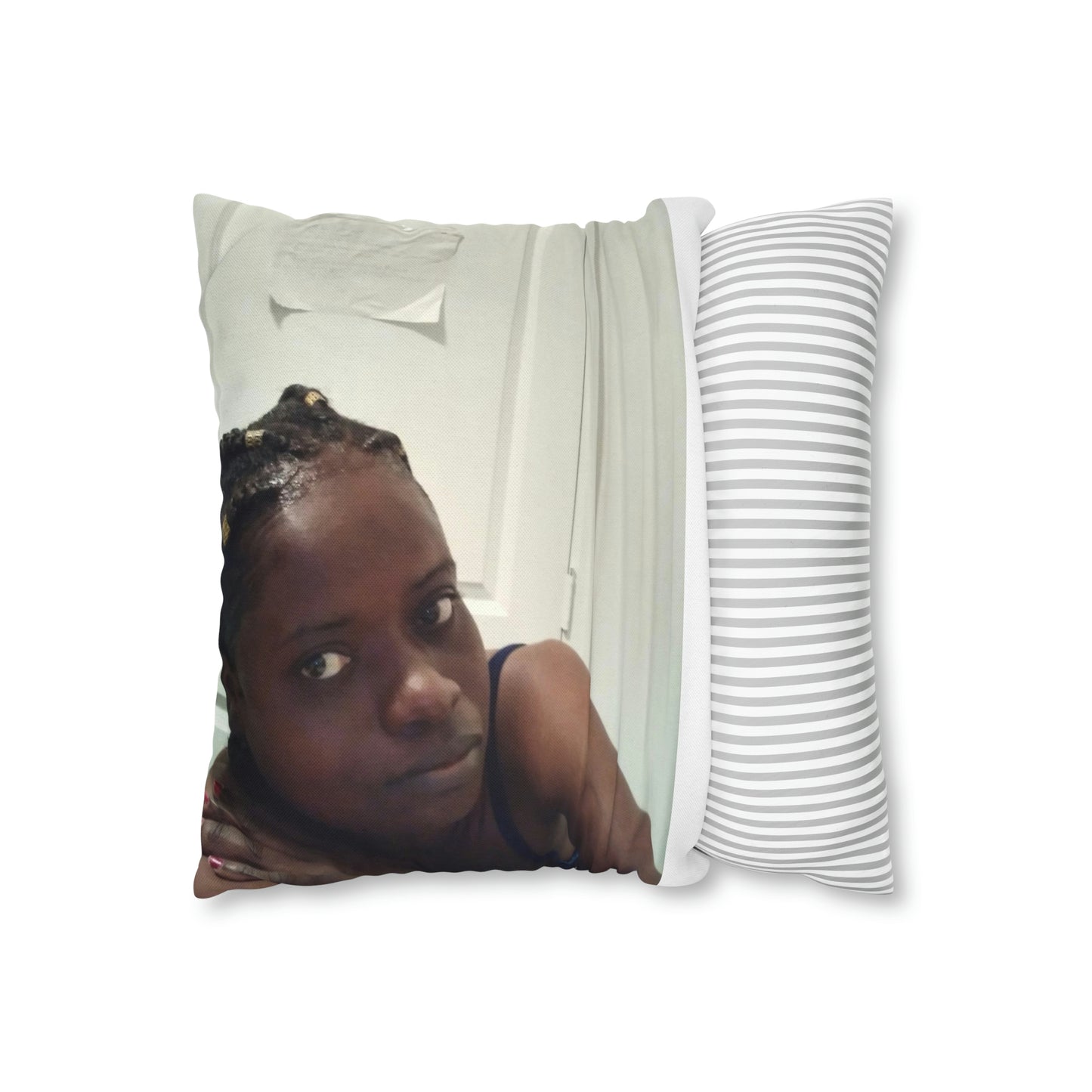 Spun Polyester Square Pillow Case