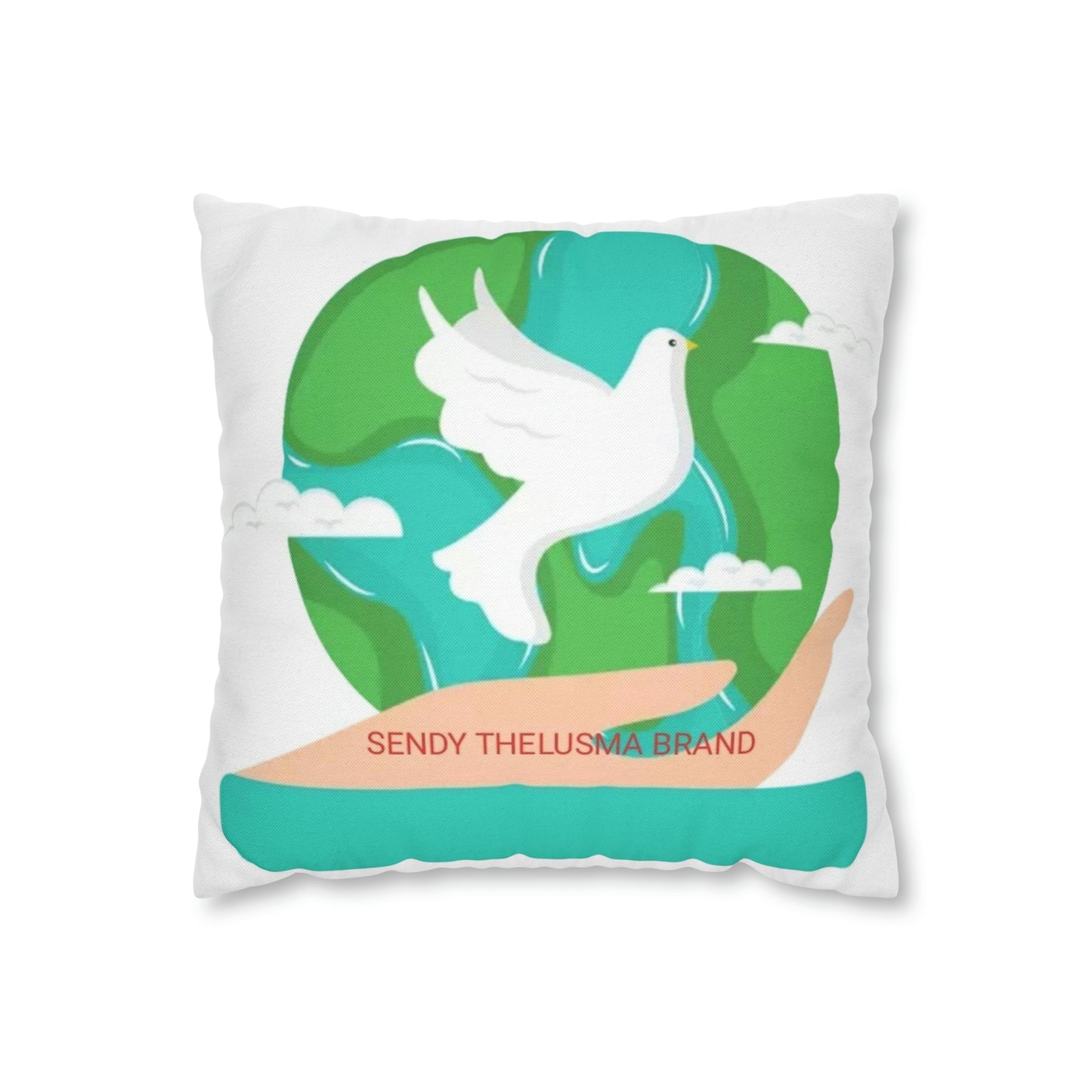 Spun Polyester Square Pillow Case