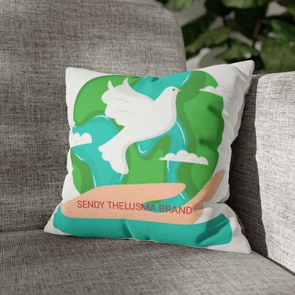 Spun Polyester Square Pillow Case