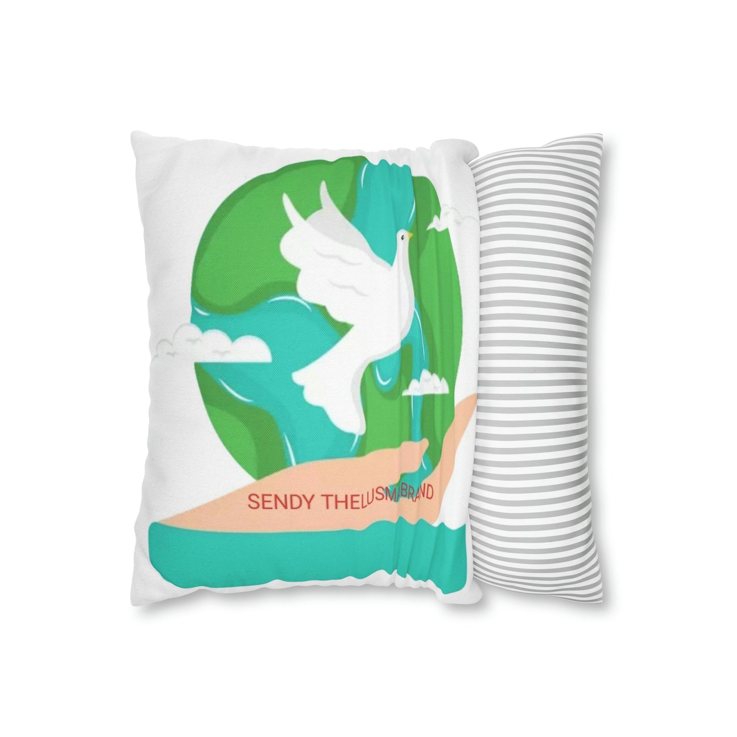 Spun Polyester Square Pillow Case