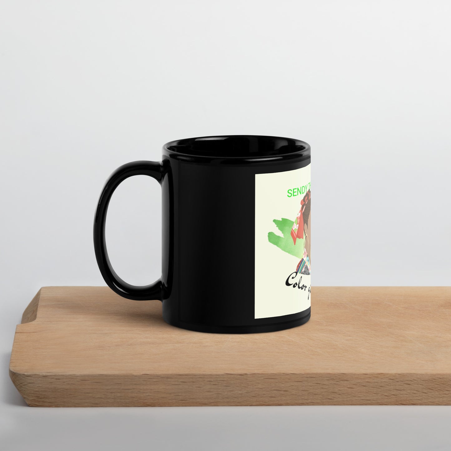 Black Glossy Mug