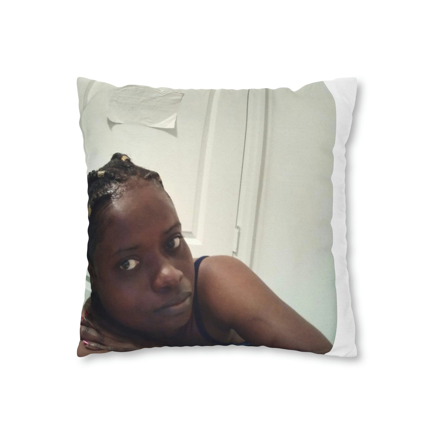Spun Polyester Square Pillow Case